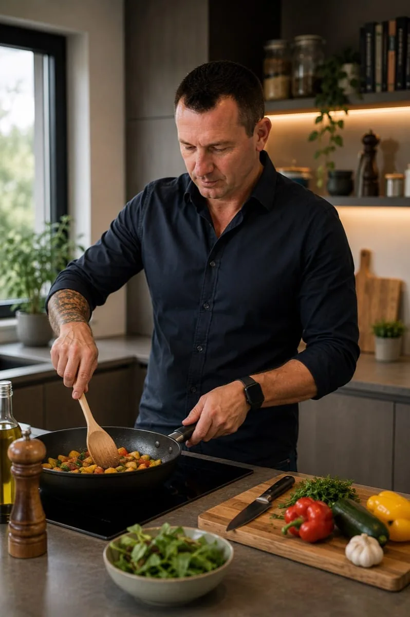 Nicolas Rousseau cooking — the finished product, consumer side