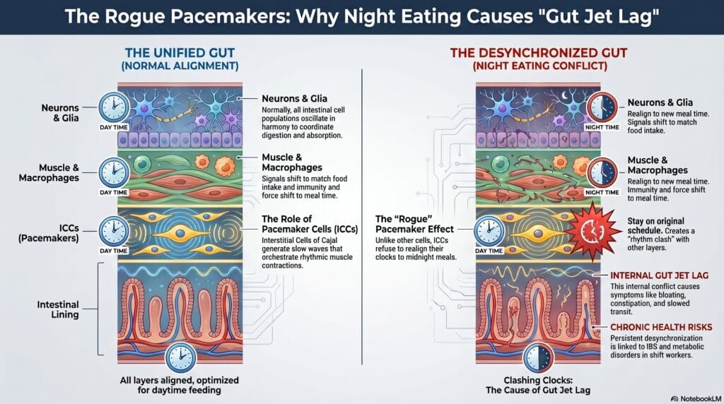 Repas nocturnes et rythmes circadiens