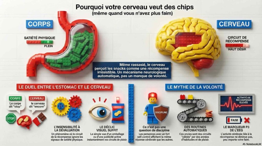 Snacking: why the brain still wants to eat even when it's not hungry