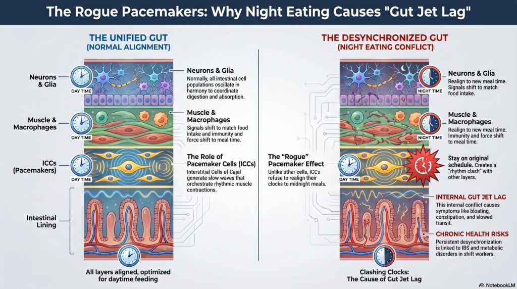 Repas nocturnes et rythmes circadiens